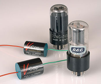 V-Cap Fluoropolymer Film and Tin Foil Audio Capacitors