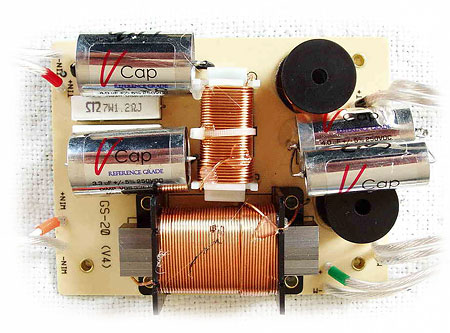 V-Cap Capacitors in Monitor Audio GS-20 crossover